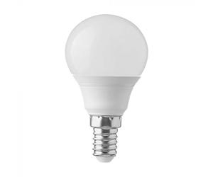 Ampoule LED 4,5 watts sphère 470 lumens 3000K blanc chaud plastique E14 DxH 4,5x8cm