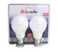 Ampoule LED 60W blanc chaud Lot de 2 ampoules à économie d'énergie E27 forme poire Ampoule