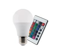 elexity - Ampoule LED 7,5W E27 de couleurs RGB avec télécommande