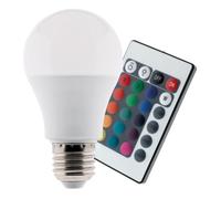 elexity - Ampoule LED 7,5W E27 de couleurs RGB avec télécommande