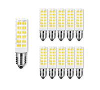 Ampoule LED 7W Economie d Energie, E14 Petite Base de Vis, Forme de Maïs, SMD 2835, Equivalent 65W Ampoules Incandescente, Blanc Chaud 3000K/650 Lumens,AC 220-240V, Non Dimmable, Lot de 10