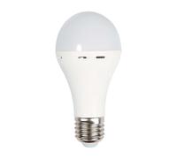 1 pz LED Bulb 9W E27 A70 Plastic Emergency Lamp 4000K