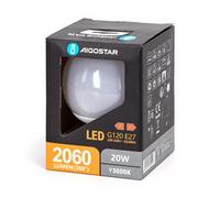 Ampoule LED Aigostar G120 - 20 W - 3000K lumière chaude - culot E27 - certifications CE & RoHS