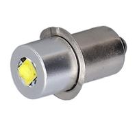 Ampoule LED Alliage D'aluminium LED Ampoule de Remplacement Lampe de Poche Haute Luminosité Lumière Blanche 4.5V 3W Longue Durée de Vie Ampoule de Remplacement pour Lampe de Poche