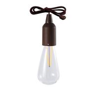Ampoule LED avec cordon, lanterne suspendue portable, fonctionnant sur piles, pour la décoration intérieure et extérieure en camping