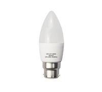 Ampoule LED B22 6W 220V C37 180° - Blanc Neutre 4000K - 5500K