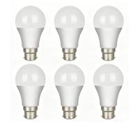 Ampoule LED B22 9W Blanc Froid 6000K (Équivalent 90W) Sans Scintillement Économie d'Énergie IRC>80 Non Dimmable pour Salon Chambre Cuisine Lustre et Lampe de Table(6 Pack)