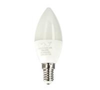 EDO, Ampoule BARI LED 6,5W CW, Bougie, E14, 6500K, 600lm, 220-240V, Non-dimmable led e14 6500K, blanc froid, ampoule e14, ampoule LED, 1 pièce, EDO777664