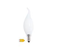 Ampoule LED bougie coup de vent Série Glass 4W E14 3000K