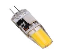 Ampoule LED COB G4 5W 600LM, Perles de Lampe en Silicone 12V, Super Lumineuses, Lumière à 360 °, pour Lustres, Plafonniers (Lumière Naturelle)