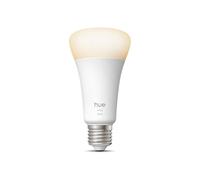 Ampoule LED connectée A21 Philips Hue White 1600 lm 2700K Dimmable E27 Blanc mat