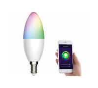 Luminea Home Control : Ampoule LED connectée E14 / RVB CCT / 5,5 W LAV-155.rgbw