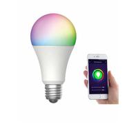 Ampoule LED connectée E27 - Luminea Home Control - LAV-150.rgbw - 9 W - Blanc - Intérieur