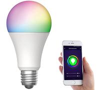 Ampoule LED connectée E27 / RVB CCT / 9 W LAV-150.rgbw Luminea Home Control