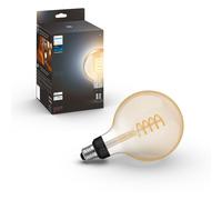 Ampoule LED connectée PHILIPS HUE E27 White Ambiance Globe G. Filament