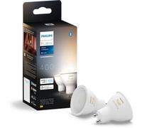 Ampoule LED connectée PHILIPS HUE GU10 White Ambiance pack de 2