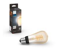 Ampoule LED connectée PHILIPS HUE White Ambiance E27 7W Filament