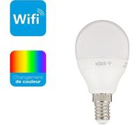 KOZII, Ampoule LED Connectée SMD E14 P45 Opaque 6W, Ampoule Connectée E14 avec Variation de Couleur et Luminosité, Compatible Alexa et Google Home, 400 Lm, Économie d'Énergie et Longue Durée de Vie.