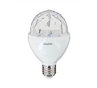Ampoule électrique Xanlite Ampoule motorisée Disco LED RVB rotative 360° Culot E27