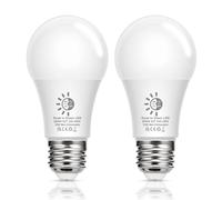 Ampoule LED Crepusculaire, Ampoule LED E27, 12W Équivalent Ampoule Incandescente 100W, Blanc Chaud 3000K 1100lm E27 base hélicoïdale, Non Dimmable, pour porche, cuisine,Non Dimmable, Lot de 2.
