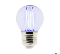 Ampoule LED Déco filament bleu 3W E27 Sphérique