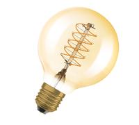 Osram Ampoule LED Vintage 1906 - 7W 600 lm Ø80mm E27 blanc chaud, filament en spirale, dimmable
