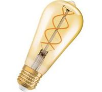 Ampoule LED Dimmable Osram - édition vintage - remplacement de 28 watts - E27 - ST64-Shape - 2000 Kelvin - confort chaud blanc - verre transparent - pack unique} G
