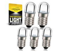 Ampoule LED E10 bleu 6V pour éclairage d'accentuation DIY d'aquarium, 5PCS