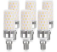 Ampoule LED E14 12W Blanc Chaud 3000K 1450LM, 84 LEDs, Équivalent Lampe Halogène E14 100W Lot de 6