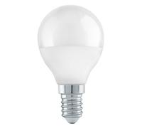 Eglo Ampoule LED E14 dimmable en étapes, lampe graduable en verre opaque, forme goutte, 4,9 watts (correspond à 40 watts), 470 lumens, blanc chaud, 3000 Kelvin, P45, Ø 4,5 cm