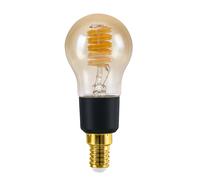 Ampoule LED E14 1X4,9W verre ambre