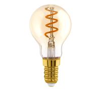 Ampoule LED E14 1X4W verre ambre