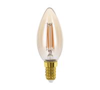 Ampoule LED E14 1X4W verre ambre