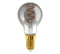 Ampoule LED E14 1X4W verre vaporisé noir transparent
