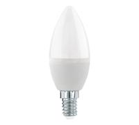 Eglo Lampe LED E14 dimmable, ampoule forme bougie en verre opaque, 5,5