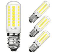 Ampoule LED E14 3W Blanc froid 6000K 28W Equivalent Halogène Économie D'énergie, E14 Petite Vis Edison Ampoules LED Pour Congélateur Hotte De Cuisinière Machine À Coudre, AC220-240V, 4 Pack