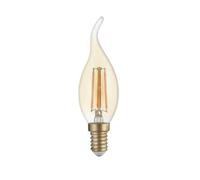 Ampoule LED E14 4W Flamme Filament Dimmable C35 - Blanc Chaud 2300K - 3500K