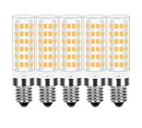 Ampoule LED E14 7W en forme de maïs, petite ampoule à vis Edison, angle de rayonnement de 360°, pour le salon, la cuisine et la salle de bain, ampoules LED blanc chaud, 5 paquets