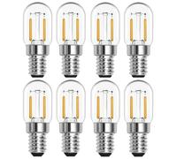 Ampoule Led E14 Lot de 8 2W Non Dimmable (Équiv. 20W) Blanc Chaud 2700K Sans Scintillement 220 Lumens Pour Lustre Applique Lampe de chevet