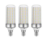 Ampoule LED E14 Maïs 20W, AC175-265V, 2200LM Blanc Neutre 4000K, Non Dimmable, 200W Ampoule Halogène Équivalent, Ampoule Maïs Led pour Lustres, Plafonniers, Lampes de Table et Lampadaires, Lot de 3