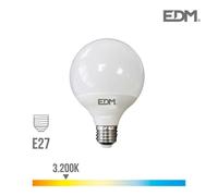 Ampoule Led E27 15w Globe G120 ?Quivalent ? 100w - Blanc Chaud 3200k
