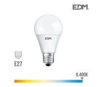 Ampoule Led E27 17w Ronde A60 ?Quivalent ? 165w - Blanc Du Jour 6400k