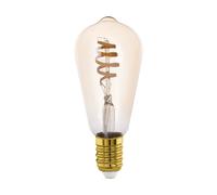 Eglo Ampoule LED E27 connect.z ST64 – ZigBee, dimmable, blanc chaud-froid, 360 lm, 5W, ambré