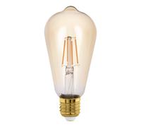 Ampoule LED E27 1X4,9W verre ambre