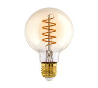Ampoule LED E27 1X4W verre ambre