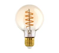 Ampoule LED E27 1X4W verre ambre