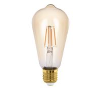 Ampoule LED E27 1X4W verre ambre