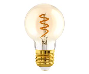 Ampoule LED E27 1X4W verre ambre