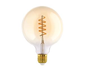 Ampoule LED E27 1X4W verre ambre