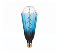 Ampoule LED E27 1X4W verre noir, bleu, transparent